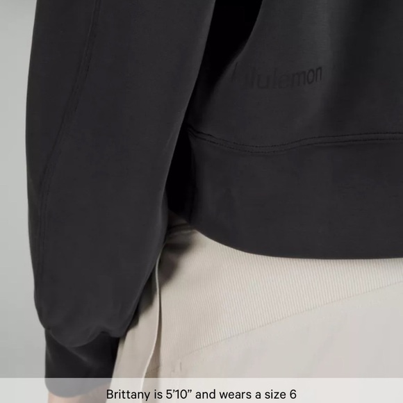 Lululemon softstreme crew black size 2 - Picture 3 of 8